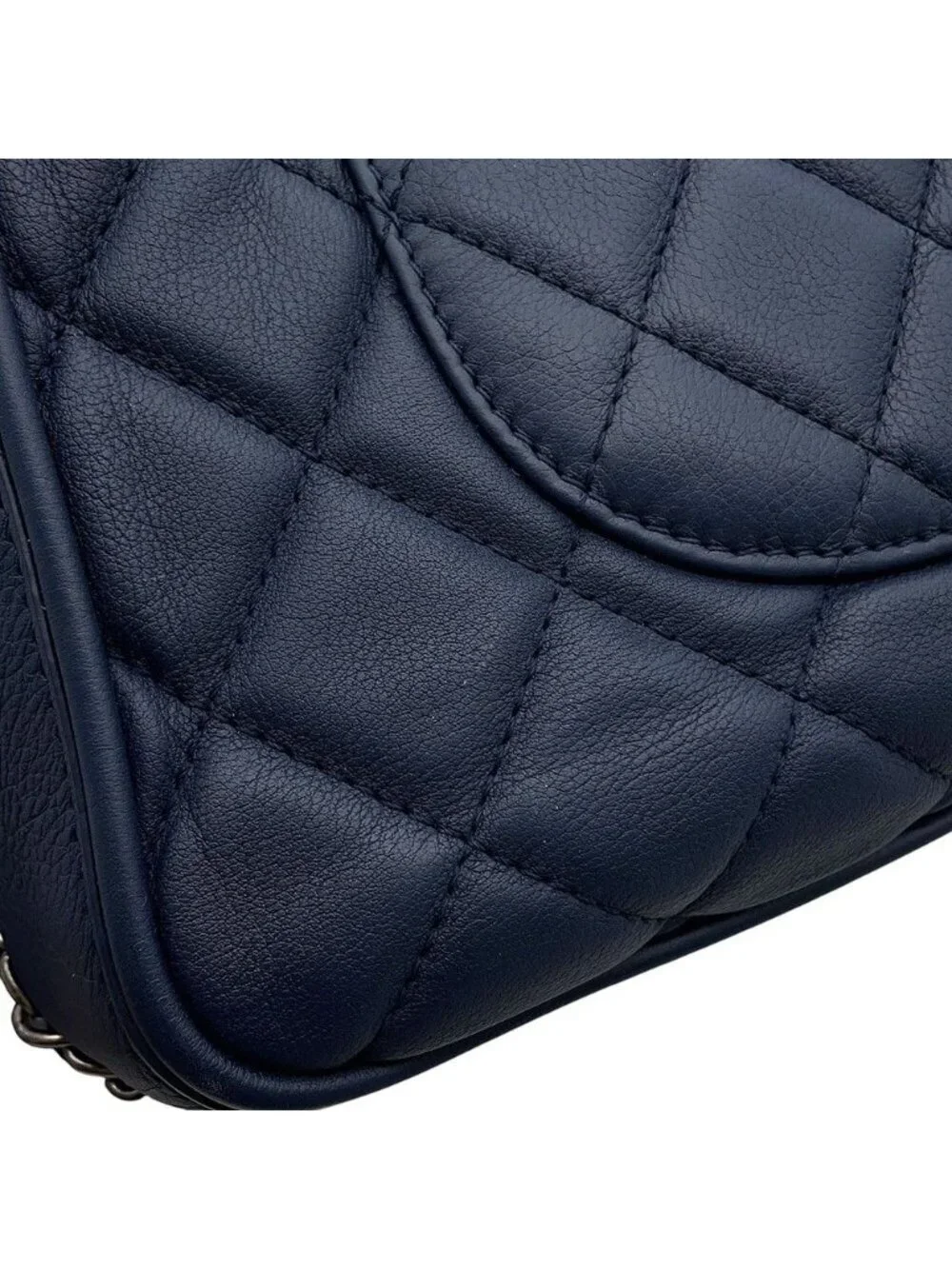 Chanel Chain Shoulder Bag Quilted CC Logo 2-Way